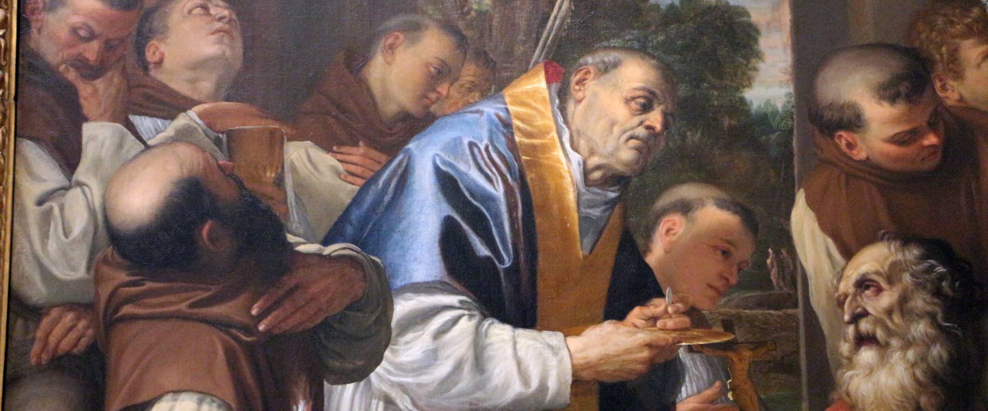 Agostino carracci, ultima comunione di san girolamo, 1591-97, da s. girolamo alla certosa 02 foto di Sailko